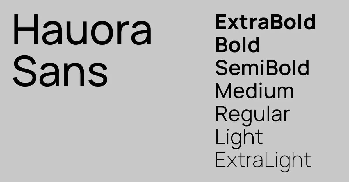Hauora Sans preview 1