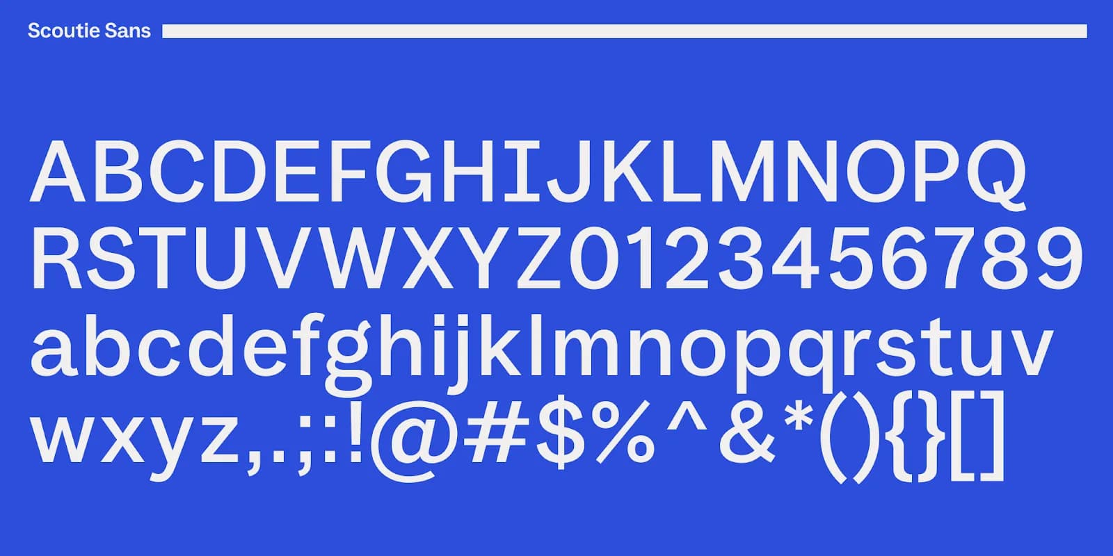 Scoutie Sans preview 1