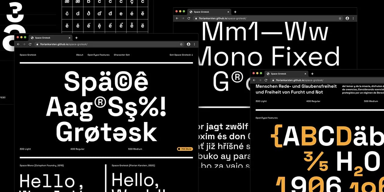 Space Grotesk preview 1
