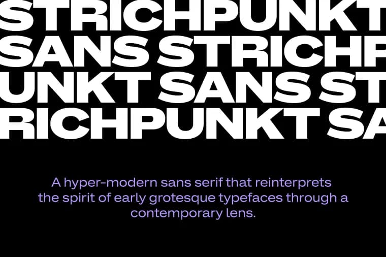 Strichpunkt Sans preview 1