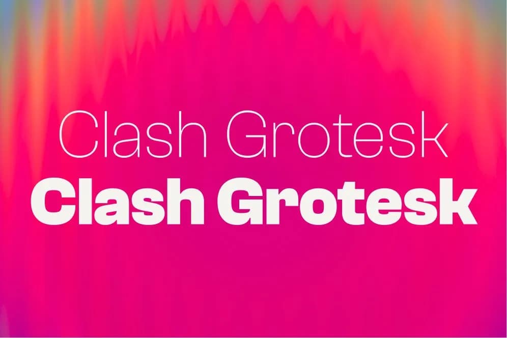 Clash Grotesk preview 1