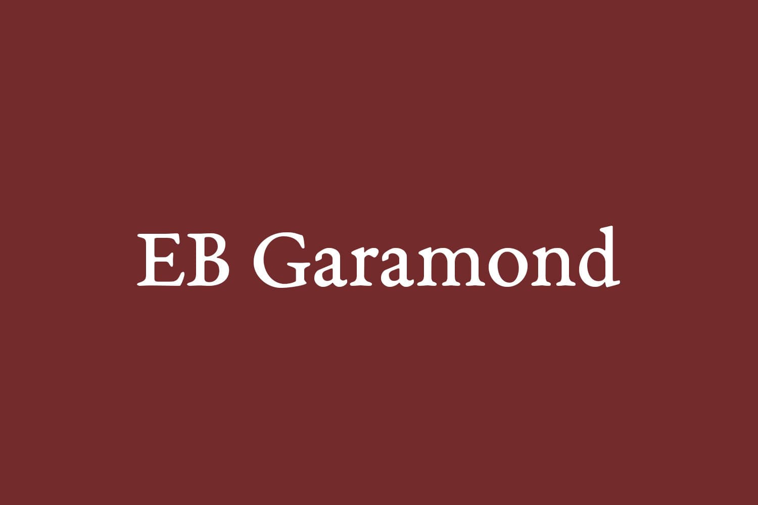 EB Garamond preview 1