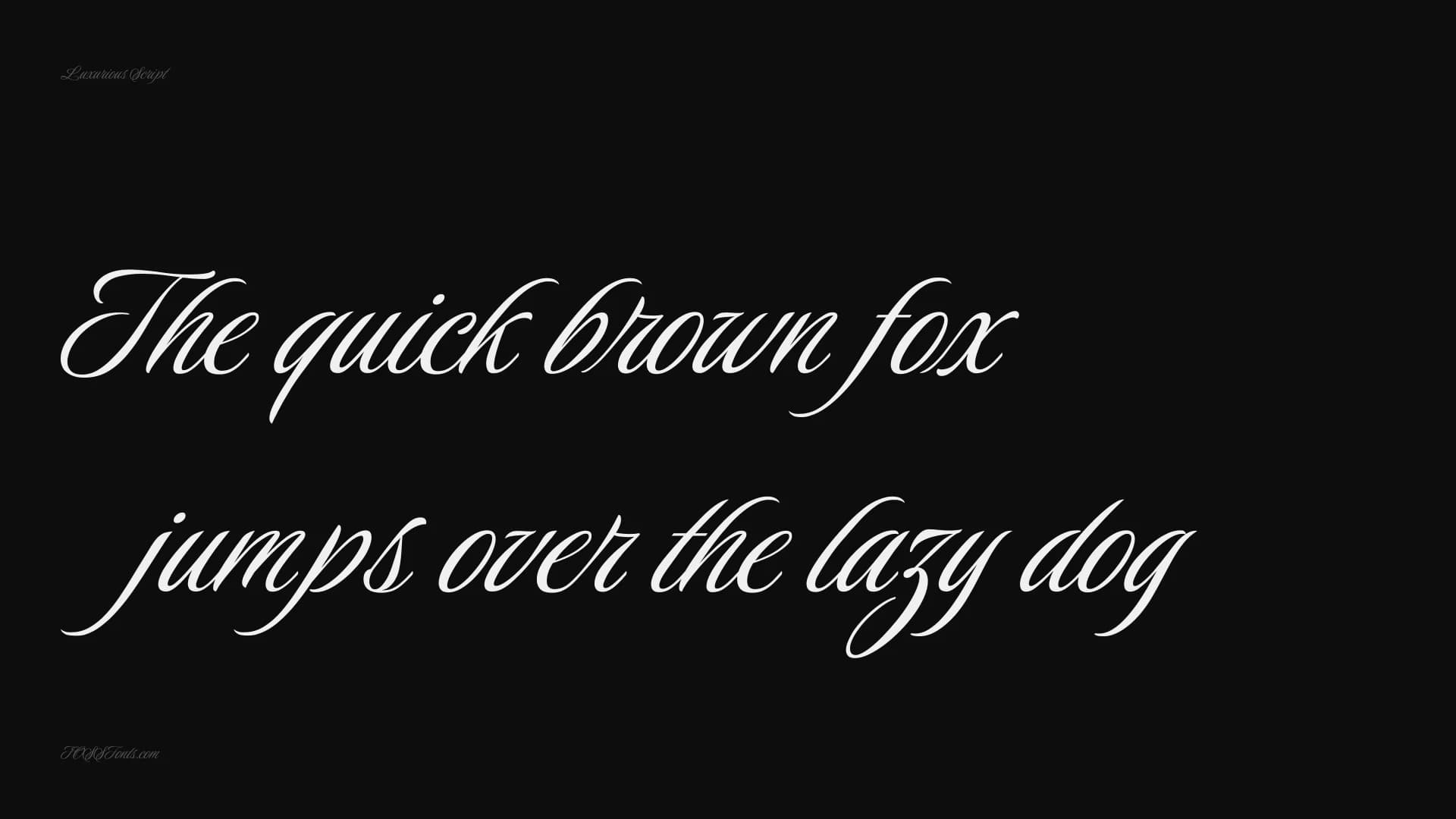 Luxurious Script preview 1