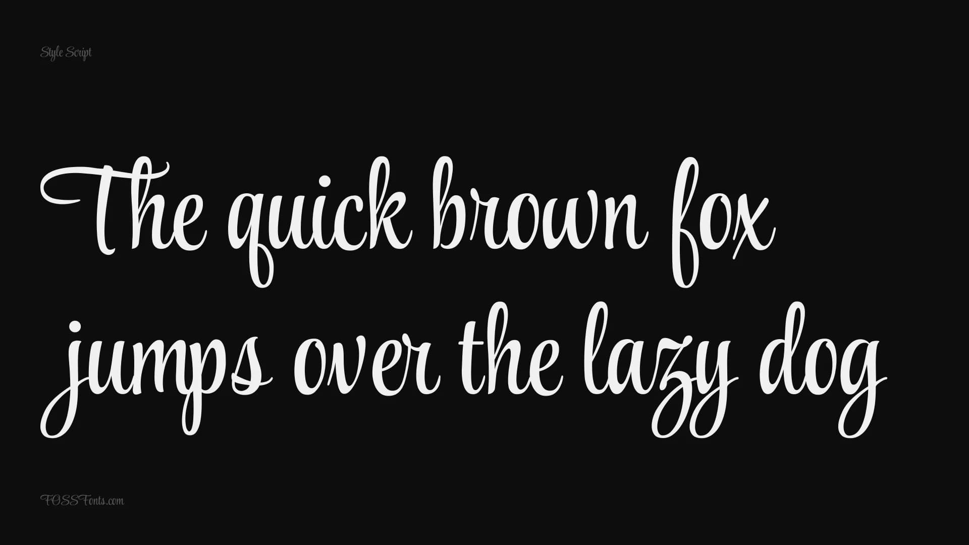 Style Script preview 1
